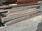 Hardhouten palen 80x80, Ophalen, Palen, Zo goed als nieuw, Hardhout