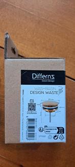 Nieuwe Differns Wastafel Afvoerplug - Mat Goud, Ophalen of Verzenden