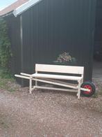 Kruiwagenbank nieuw kruiwagentuinbank steigerhout wheelbench, Tuin en Terras, Ophalen of Verzenden, Nieuw, Hout