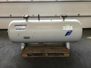 Grassair 500 liter 15 Bar Horizontale luchtketel (bj 1991) beschikbaar voor biedingen