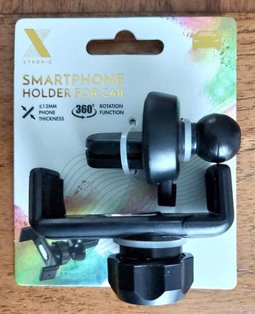 Smartphone houder voor in de auto. Tot een dikte van 12 mm.  beschikbaar voor biedingen
