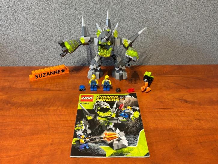 Lego 8962 - Power Miners - Crystal King, Kinderen en Baby's, Speelgoed | Duplo en Lego, Gebruikt, Lego, Complete set, Ophalen of Verzenden