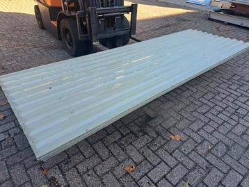 damwand platen gebruikt nr.1, dakplaat, afdak. beschikbaar voor biedingen