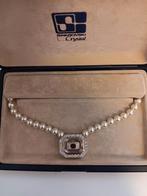 Vintage Swarovski Crystal Parel Ketting, Sieraden, Tassen en Uiterlijk, Kettingen, Overige materialen, Wit, Ophalen of Verzenden