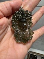 Moldaviet Groene Man Hanger, Overige voorstellingen, Nieuw, Ophalen of Verzenden, Steen of Mineraal