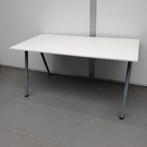 1 of 4 Ikea in hoogte verstelbaar Galant bureau - 160x80 cm, In hoogte verstelbaar, Ophalen of Verzenden, Zo goed als nieuw, Bureau