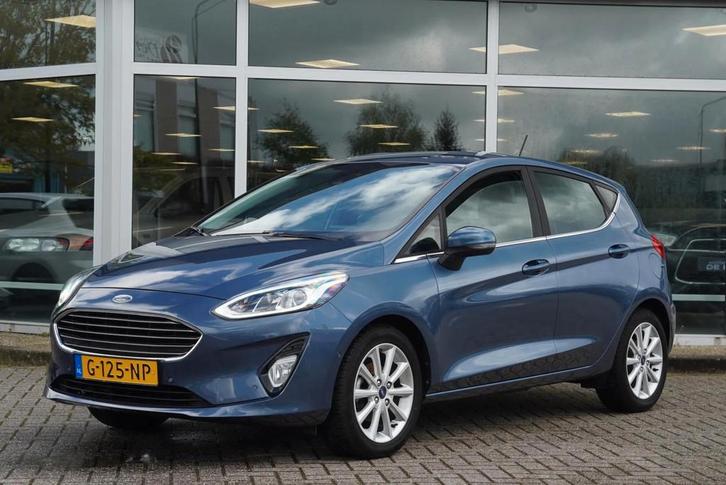 Ford Fiesta 1.0 EcoBoost Titanium ORIG NL CARPLAY CAMERA NAV, Auto's, Ford, Bedrijf, Te koop, Fiësta, ABS, Achteruitrijcamera