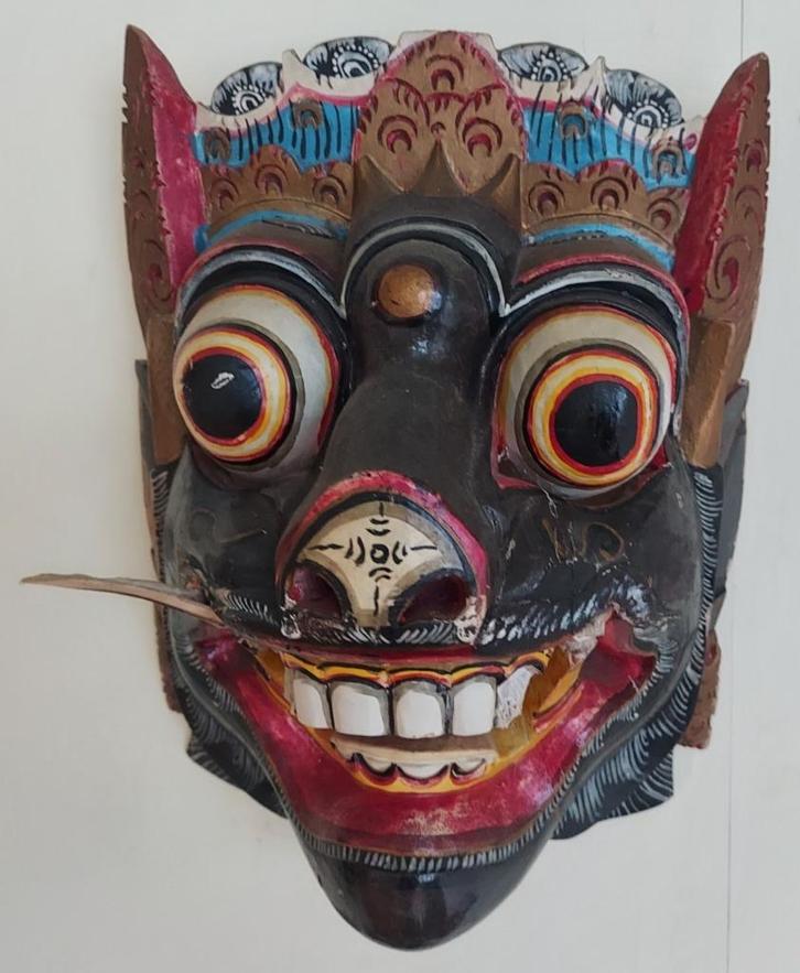 Garuda Bali oud houten masker, Antiek en Kunst, Kunst | Niet-Westerse kunst, Ophalen of Verzenden