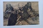 Nettenboetsters ets Cees Bolding 1941, Antiek en Kunst, Kunst | Etsen en Gravures, Ophalen of Verzenden