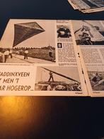 Artikel vliegers Waddinxveen 1958, Verzamelen, Ophalen of Verzenden, 1940 tot 1960, Knipsel(s)