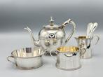 Zilveren theeservies, Van Kempen, parelrand, Antiek en Kunst, Ophalen of Verzenden, Zilver