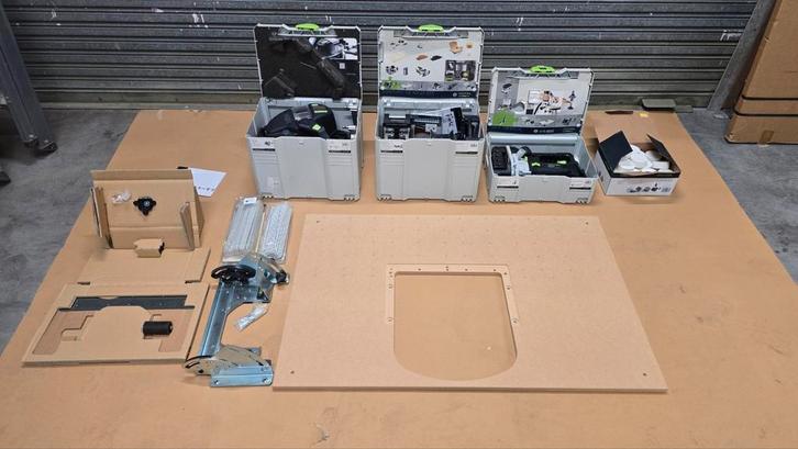 Festool Conturo MK 65 Plus & MFK 700 EQ/B-plus Freesmachine, Doe-het-zelf en Verbouw, Gereedschap | Freesmachines, Zo goed als nieuw