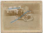 oldtimer ongeluk scene pioniertijd foto, Foto, Ophalen of Verzenden, Zo goed als nieuw, Voor 1940