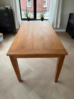 Fijne houten eetkamertafel, Gebruikt, Vijf personen of meer, 150 tot 200 cm, Rechthoekig