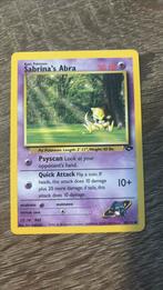 Pokémon card Sabrina’s Abra 94/132 1995, Losse kaart, Verzenden