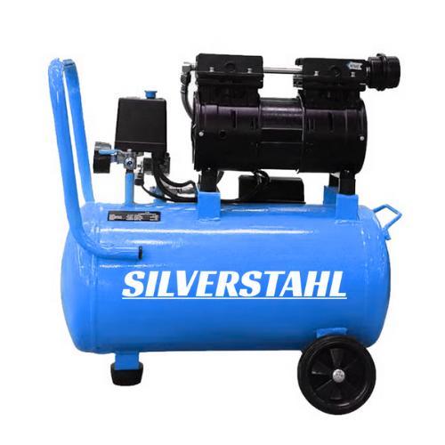 Silverstahl AirForce 24 Silent – Compacte 24L Compressor, Doe-het-zelf en Verbouw, Compressors, Zo goed als nieuw, Minder dan 25 liter