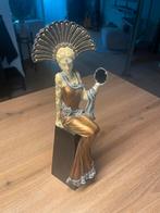 Vintage 80-er jaren Patrick Nagel stijl art nouveau beeldje, Ophalen of Verzenden