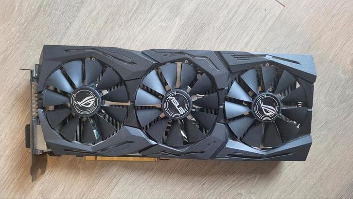 Asus ROG STRIX GTX 1080, Computers en Software, Videokaarten, Zo goed als nieuw, PCI-Express 3.0, GDDR5, Ophalen of Verzenden