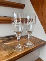 2x St.Louis kriek bierglas 0,25L, Ophalen of Verzenden, Zo goed als nieuw, Glas of Glazen, Overige merken