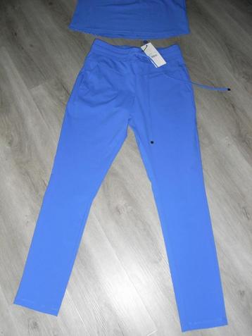 set broek/travelpants mt S/36 ZOSO + top/shirt blauw mt M beschikbaar voor biedingen