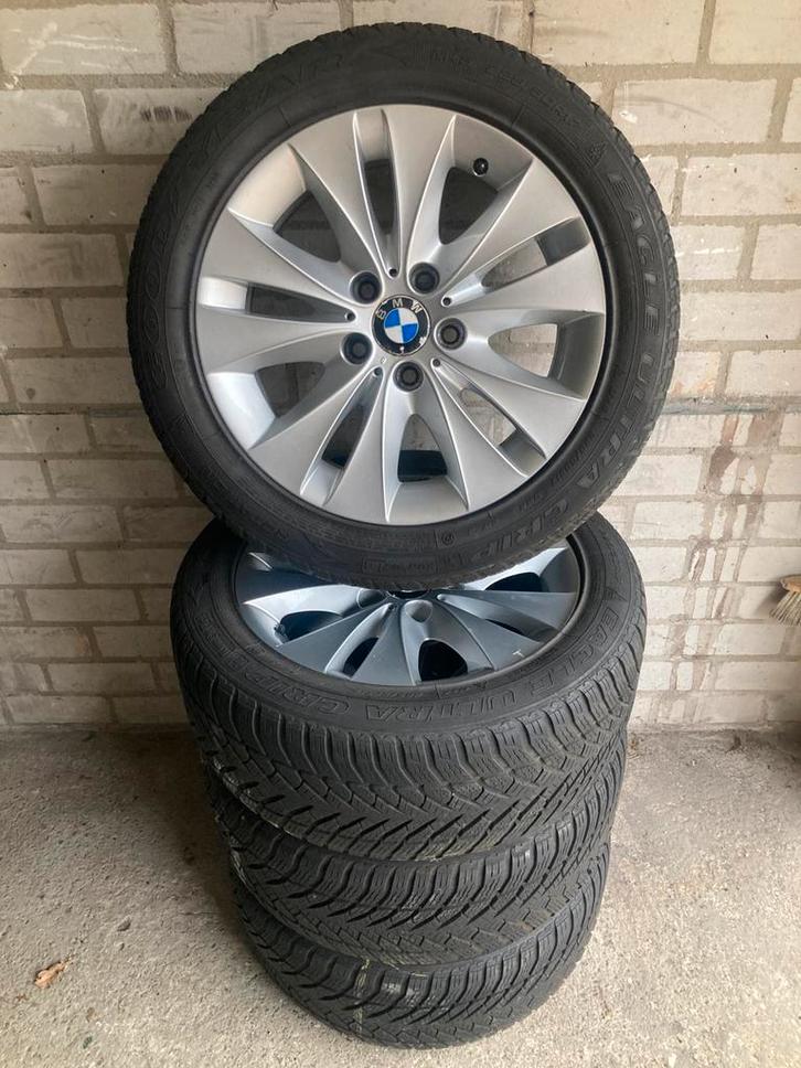 Winterbanden BMW E60 E61 5 Serie Style 116 Velgen 17” 6,5MM, Auto-onderdelen, Banden en Velgen, Banden en Velgen, Winterbanden