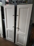 Mooie houten getimmerde paneeldeurtjes met slot h150b44,5d4, Ophalen, Zo goed als nieuw, Binnendeur, 200 tot 215 cm