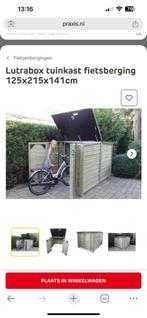 Fietsenberging Lutrabox, Tuin en Terras, Ophalen, Gebruikt, Hout, Fietsenberging