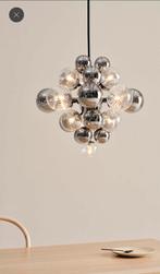 Jotex Hanglamp met Glazen Ballen - Zwart/Zilver, Ophalen of Verzenden, Nieuw, Glas, 50 tot 75 cm
