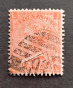 ENGELAND Victoria 1865 4d. vermillion SG94 plate 12, Postzegels en Munten, Postzegels | Europa | UK, Verzenden, Gestempeld