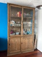 Riviera Maison vitrinekast Blue Hills Cabinet aangeboden, Ophalen, Met deur(en), 100 tot 150 cm, Zo goed als nieuw