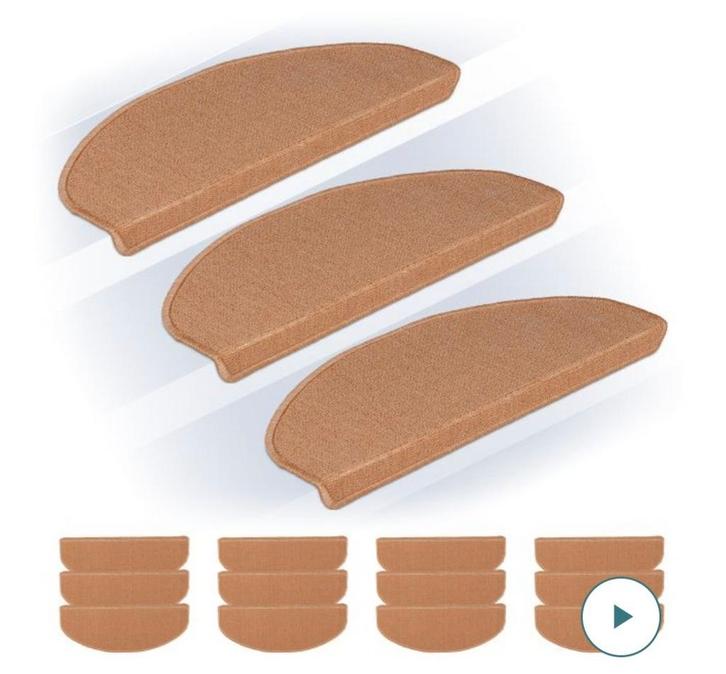 Trapmatten - Set van 15- Bruin, Huis en Inrichting, Stoffering | Tapijten en Kleden, Nieuw, Minder dan 50 cm, 50 tot 100 cm, Overige vormen