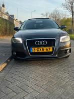 Audi A3 Zwart, s line, pano, full option, Auto's, 74 €/maand, Zwart, 1984 cc, Zwart