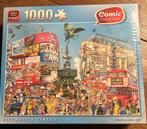 King Comic Puzzel “Piccadilly Circus”, Ophalen of Verzenden, 500 t/m 1500 stukjes, Nieuw, Legpuzzel