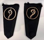 Leger des Heils schouderstukken muzikaal embleem (2x), Verzamelen, Religie, Ophalen of Verzenden, Gebruikt, Kleding, Christendom | Protestants