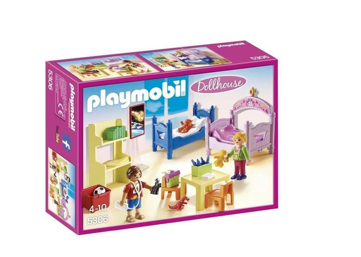 Playmobil 5306 Kinderkamer met stapelbed - Niet Compleet, Kinderen en Baby's, Speelgoed | Poppenhuizen, Gebruikt, Poppenhuis, Ophalen of Verzenden