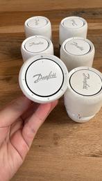 6x Danfoss Radiator thermostaatknop, Doe-het-zelf en Verbouw, Thermostaten, Ophalen of Verzenden, Zo goed als nieuw