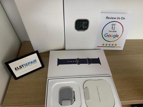 Apple Watch Ultra 2 (nieuw), Sieraden, Tassen en Uiterlijk, Smartwatches, Nieuw, iOS, Zilver, Afstand, Calorieverbanding, Conditie