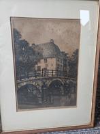 Ets van Cornelis Brandenburg - Prinsengracht Amsterdam, Ophalen of Verzenden