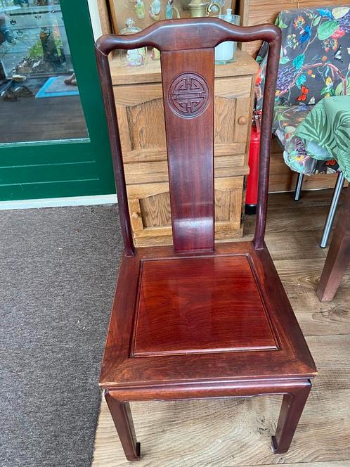 Chinese stoel van Rosewood 100/43/44/43cm donker, Antiek en Kunst, Kunst | Niet-Westerse kunst, Ophalen