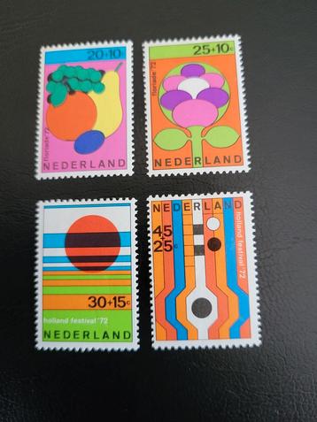 Nederlandse Postzegels 1972 - Floriade & Holland Festival beschikbaar voor biedingen