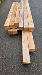 Eiken balken 15x15, Ophalen, Zo goed als nieuw, 250 cm of meer, Balken