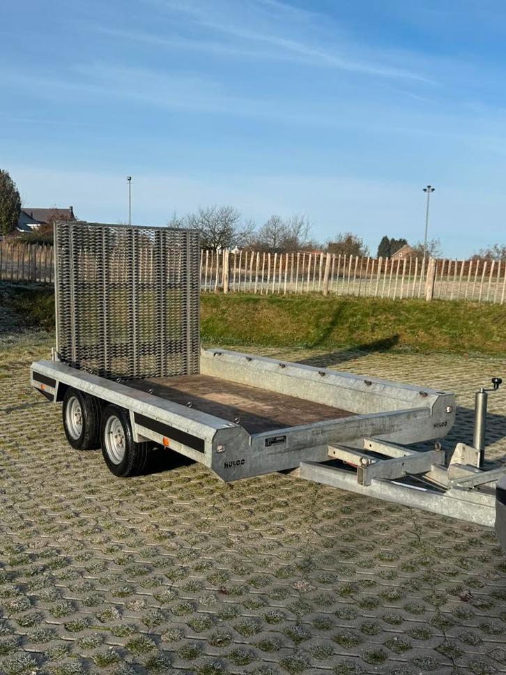 Hulco terrax-2 (15-wn-kd)  machine transporter, Auto diversen, Aanhangers en Bagagewagens, Gebruikt, Ophalen