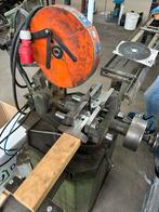 Metaal Cirkelzaag / Afkortzaag van Bewo met 3 m rollenbaan, Doe-het-zelf en Verbouw, Gereedschap | Zaagmachines, Ophalen, Gebruikt