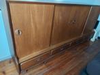 Vintage Teakhouten Dressoir met Schuifdeuren, Huis en Inrichting, Kasten | Buffetkasten, 150 tot 200 cm, Ophalen of Verzenden