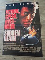 Poster: Sudden Death met Jean-Claude Van Damme, Ophalen of Verzenden, Zo goed als nieuw, Poster