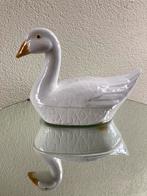 Witte gans patéschaaltje van Michel Caugant, Antiek en Kunst, Ophalen of Verzenden