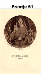 Bp205 prentje 61 de maagd met de hostie, Verzamelen, Ophalen of Verzenden, Zo goed als nieuw, Kaart of Prent