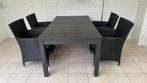 Uittrekbare Eettafel, Huis en Inrichting, Tafels | Eettafels, Ophalen, Gebruikt, 50 tot 100 cm, Vijf personen of meer