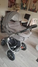 Mooie 3 in 1 stokke kinderwagen compleet, Kinderen en Baby's, Kinderwagens en Combinaties, Verstelbare duwstang, Zo goed als nieuw