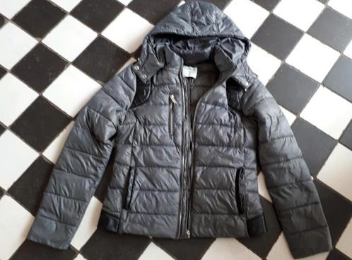 Sandwich tussen jas maat 38 met afneembare capuchon b-keus, Kleding | Dames, Jassen | Winter, Gedragen, Maat 38/40 (M), Grijs